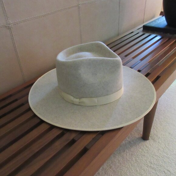 Lack Of Color Cream Wide-Brim Hat - Picture 1 of 6